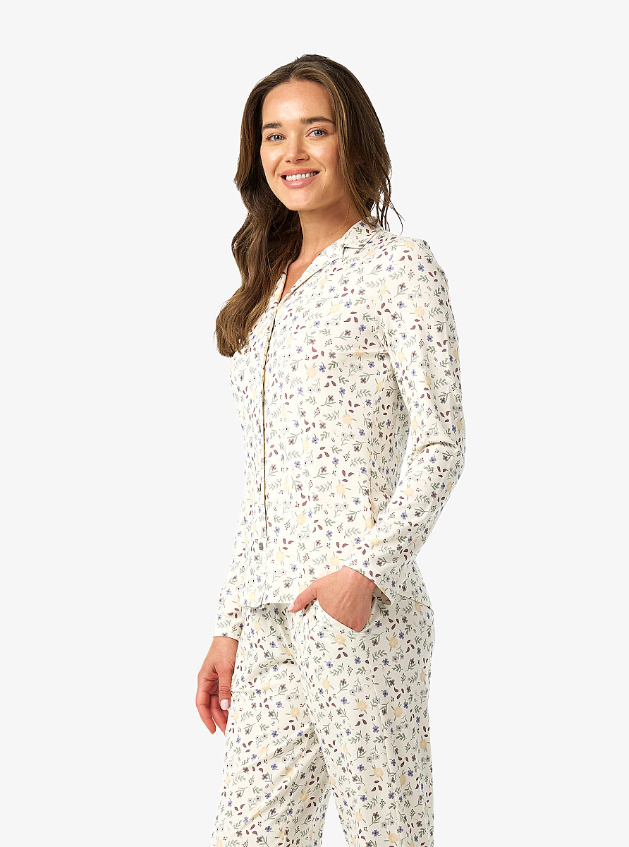Kadın Pijama Takımı 52218 - Desenli - 4