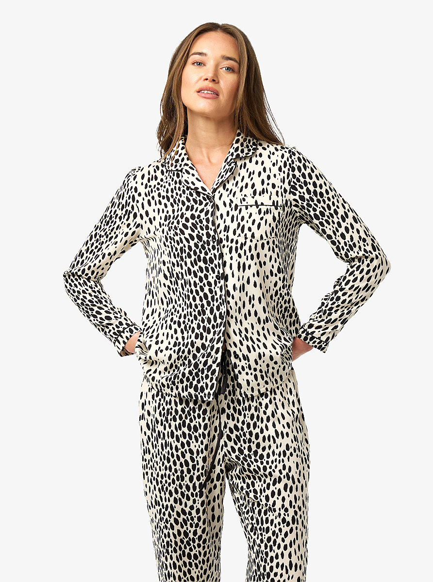 Kadın Pijama Takımı 52223 - Desenli - 4