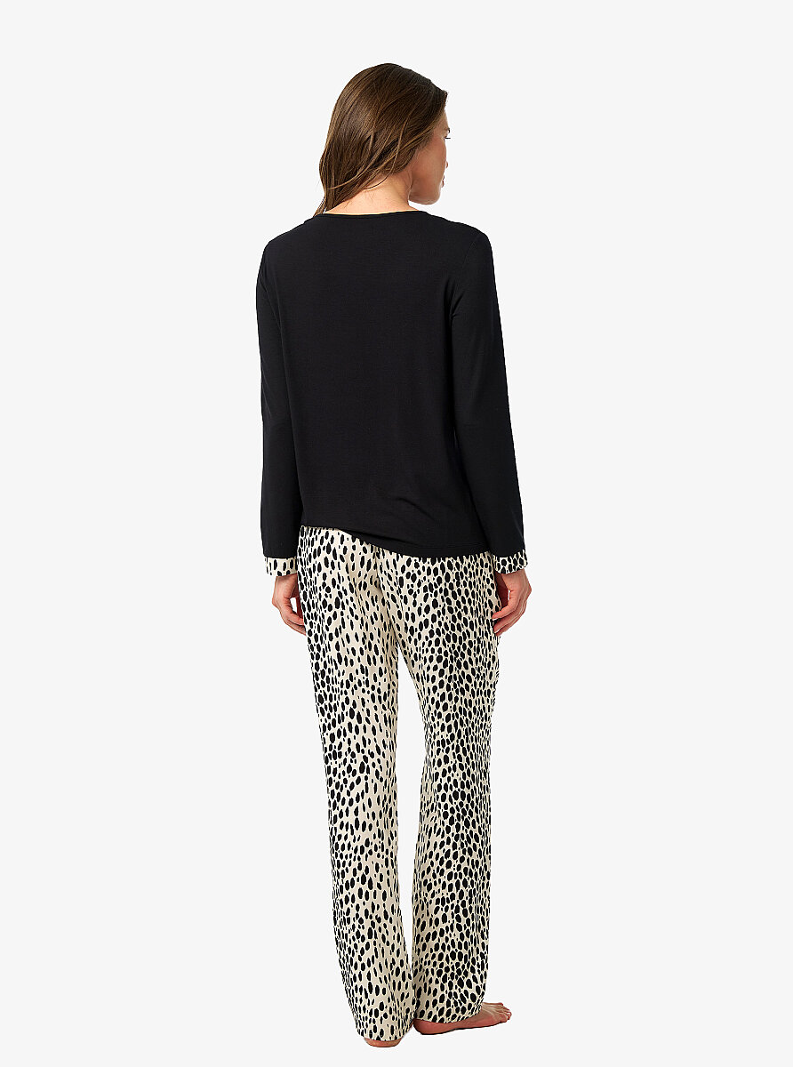 Kadın Pijama Takımı 52225 - Siyah - Blackspade (1)