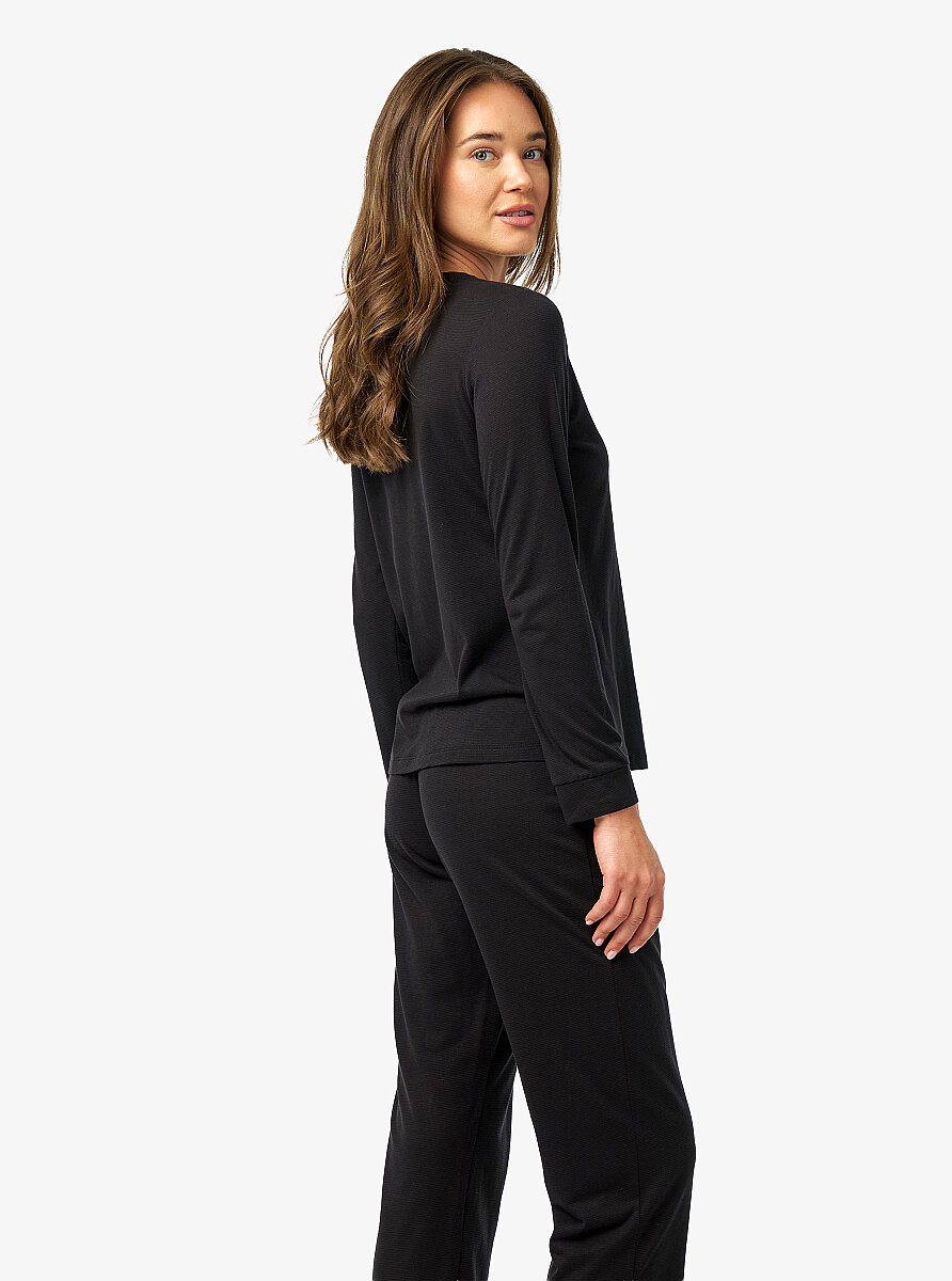 Kadın Pijama Takımı 52230 - Siyah - 4