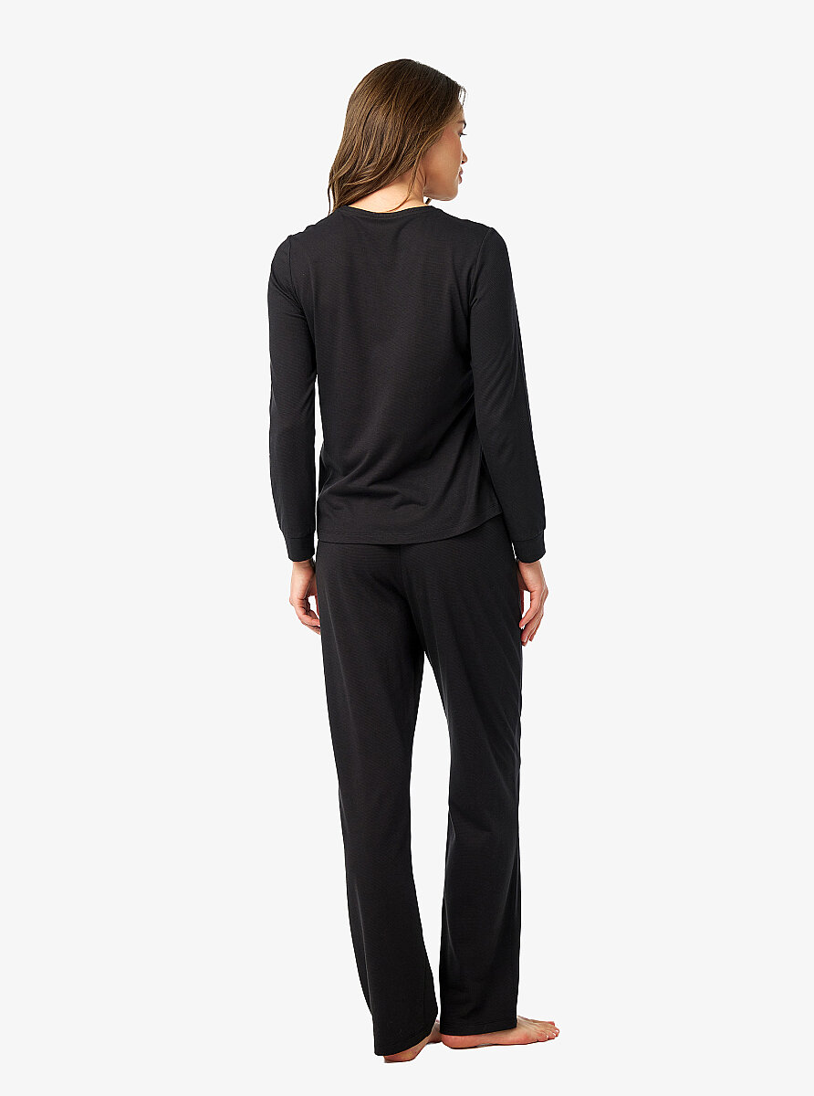 Kadın Pijama Takımı 52230 - Siyah - Blackspade (1)