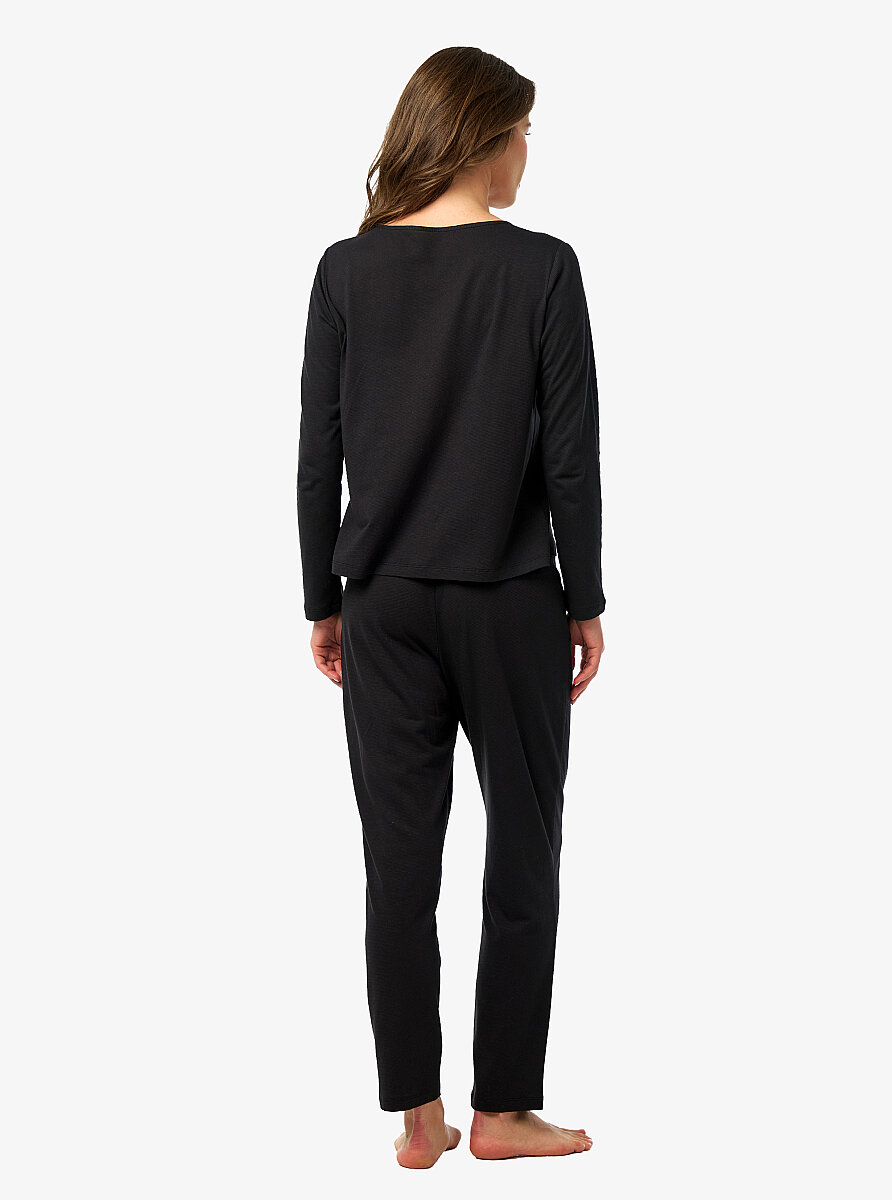Kadın Pijama Takımı 52231 - Siyah - 3