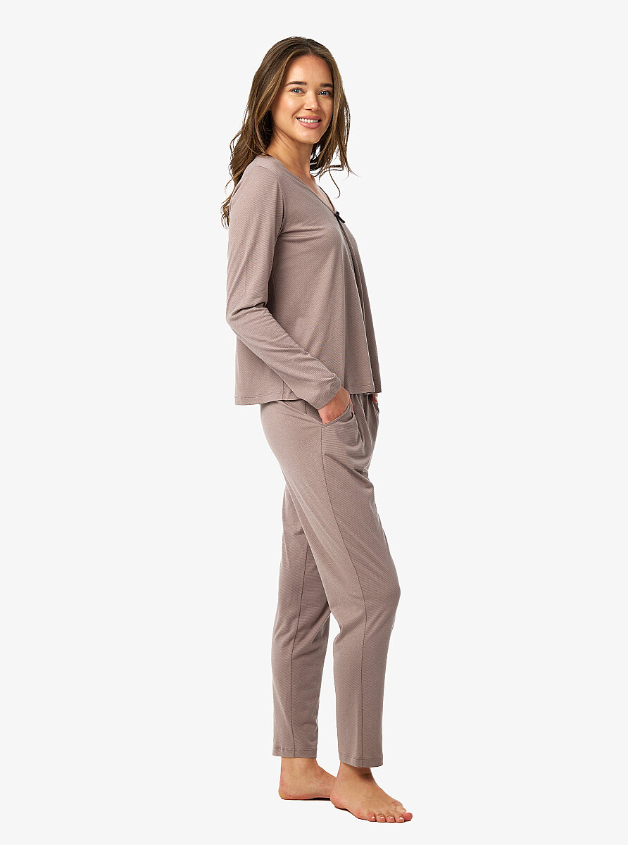 Kadın Pijama Takımı 52231 - Vizon - Blackspade (1)