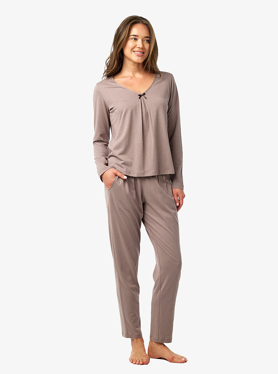 Kadın Pijama Takımı 52231 - Vizon - 1