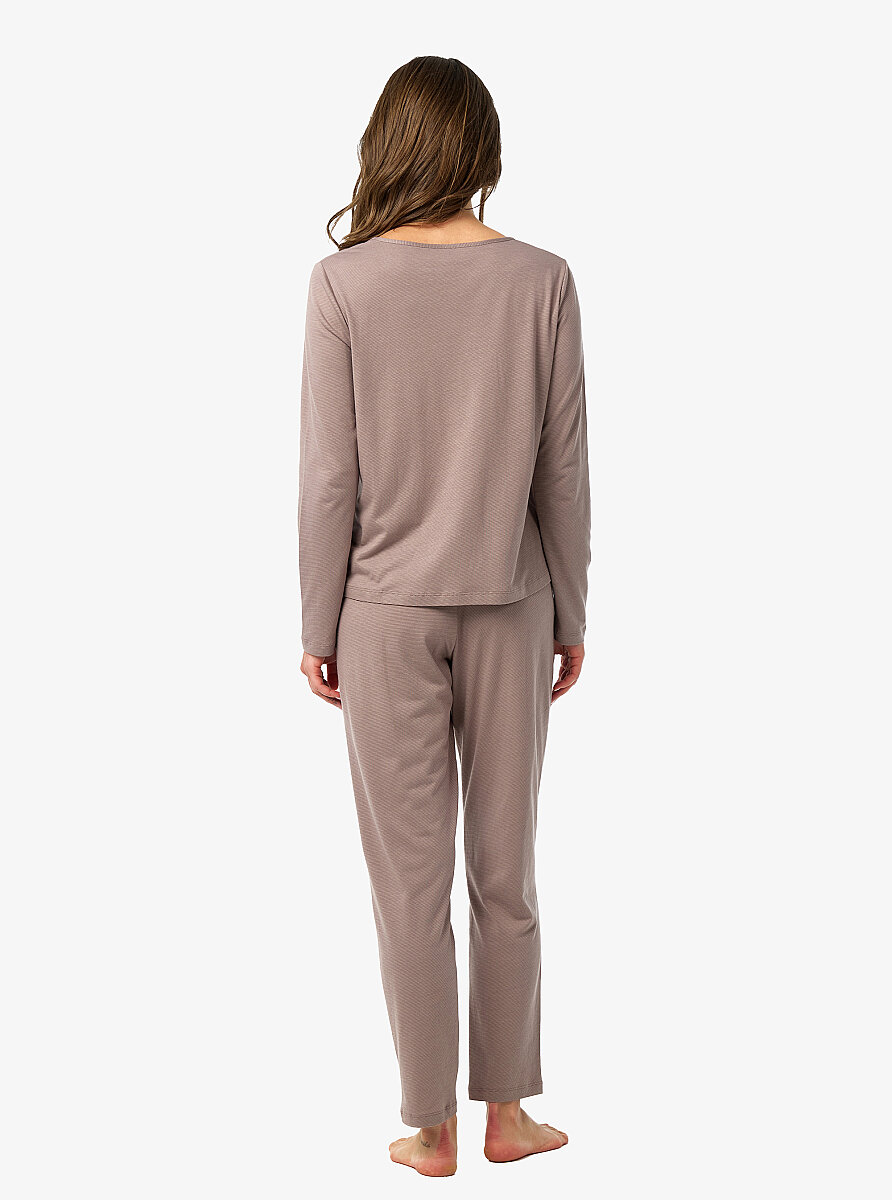 Kadın Pijama Takımı 52231 - Vizon - 4
