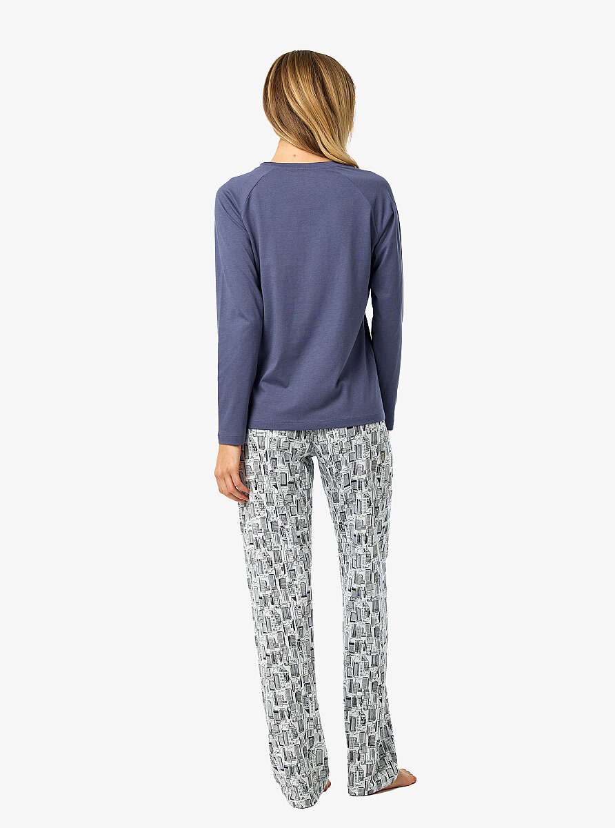 Kadın Pijama Takımı 52233 - İndigo - Blackspade (1)
