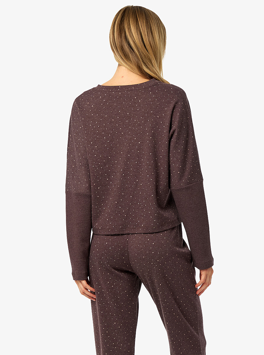 Kadın Pijama Takımı 52239 - Mürdüm - 6