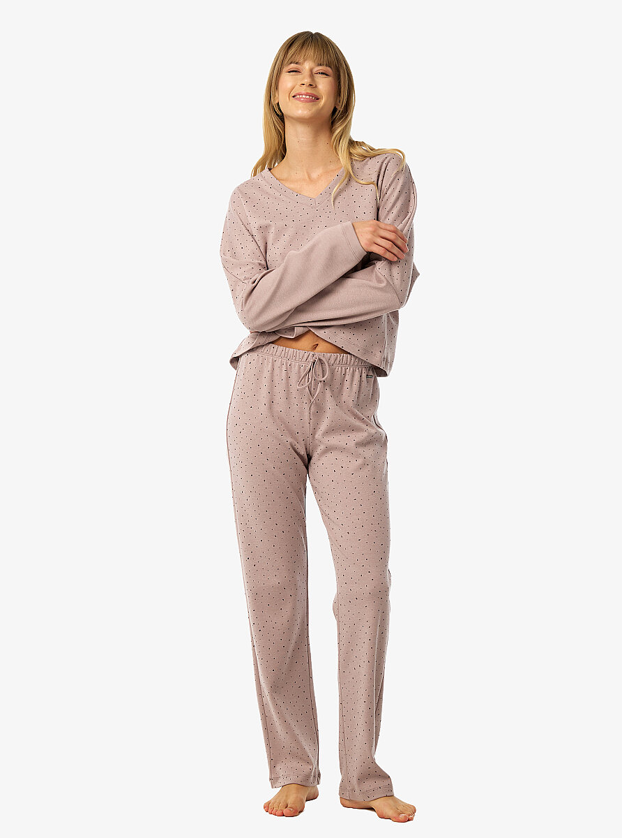 Kadın Pijama Takımı 52239 - Pembe - 1