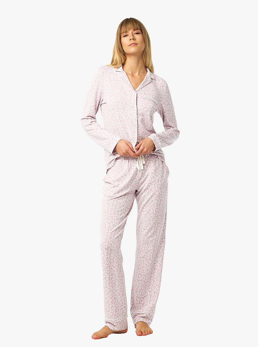 Kadın Pijama Takımı 52252 - Pembe - 1