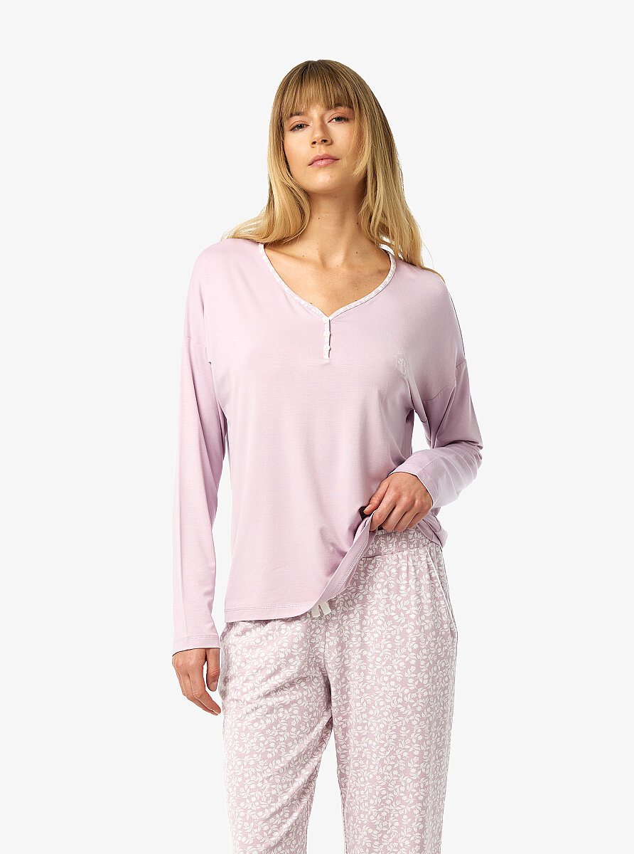 Kadın Pijama Takımı 52253 - Pembe - 4