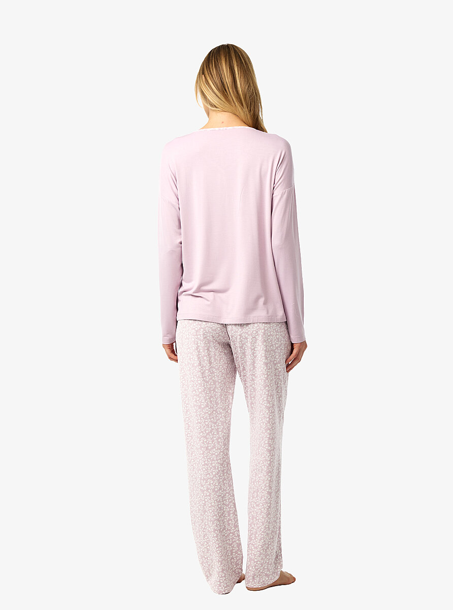 Kadın Pijama Takımı 52253 - Pembe - 2