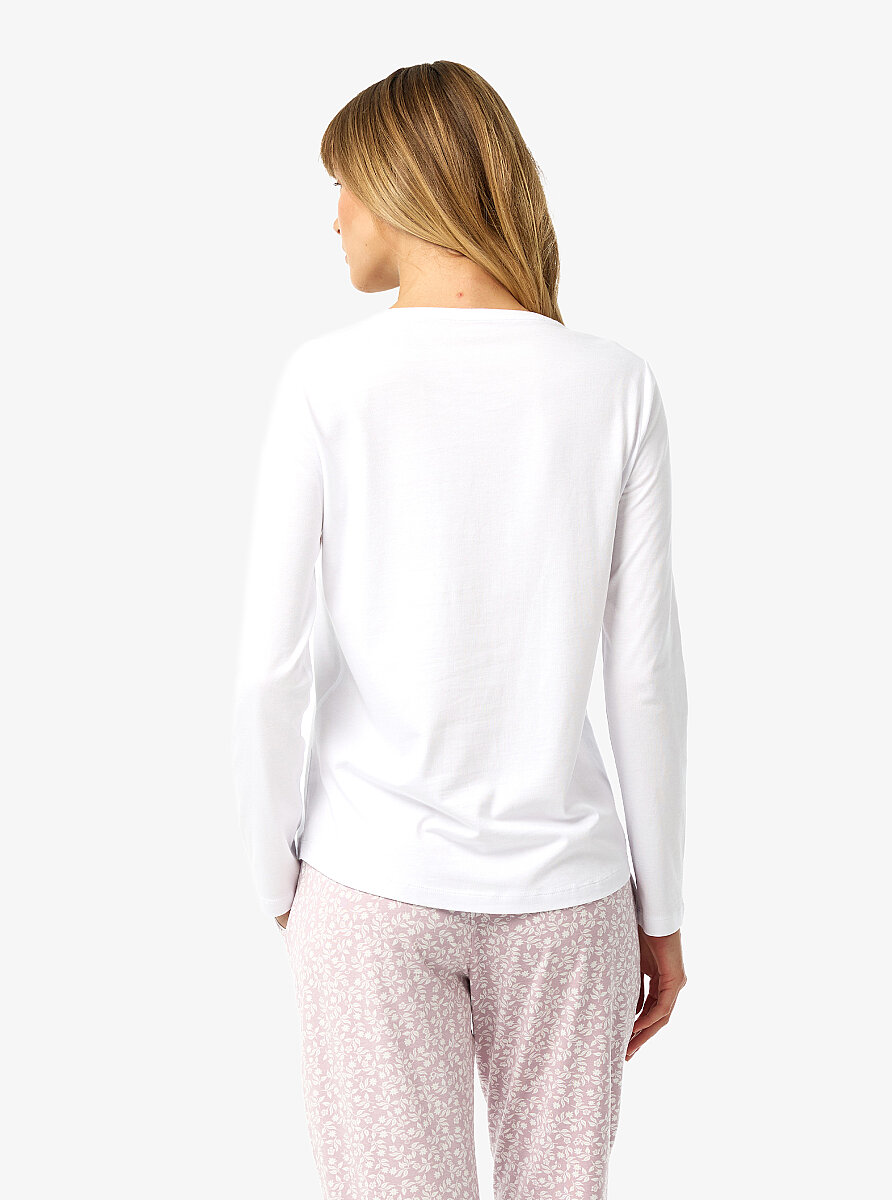 Kadın Pijama Takımı 52254 - Beyaz - 5