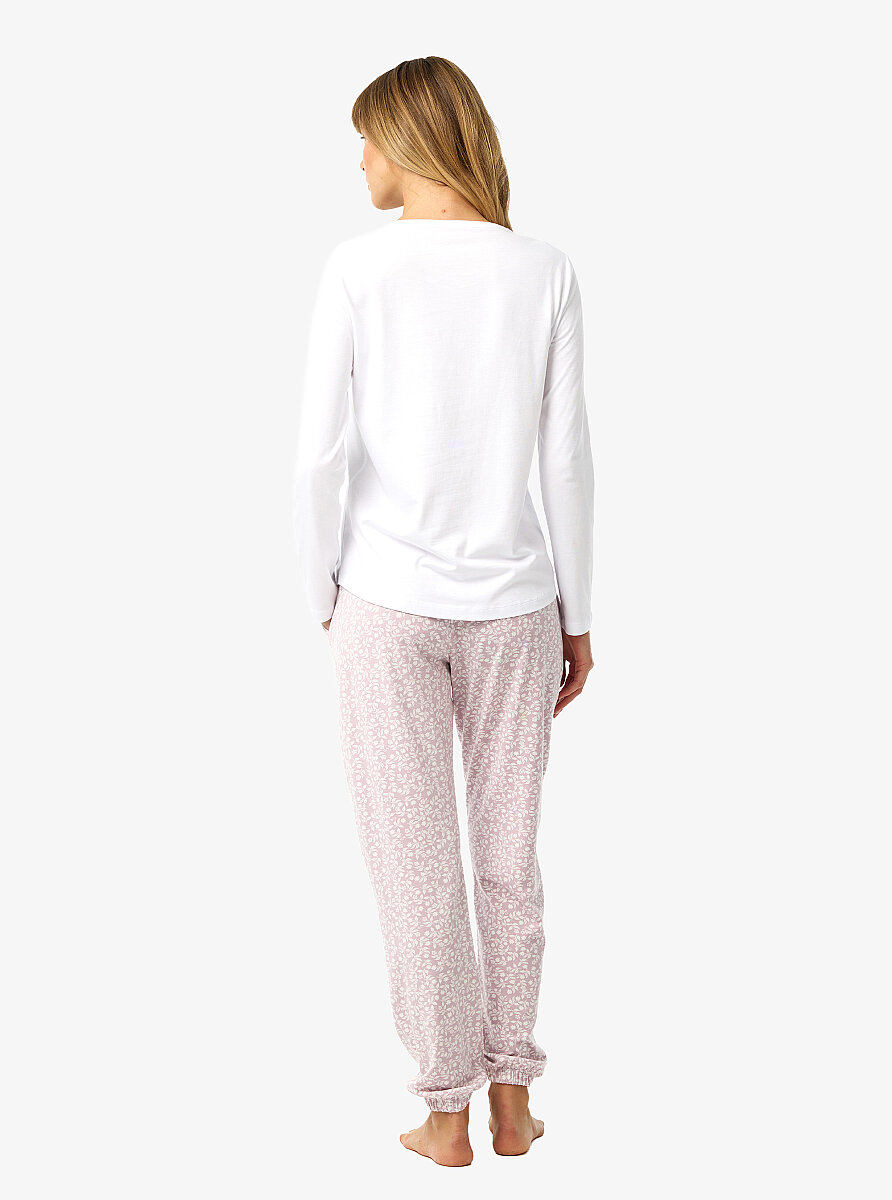 Kadın Pijama Takımı 52254 - Beyaz - Blackspade (1)