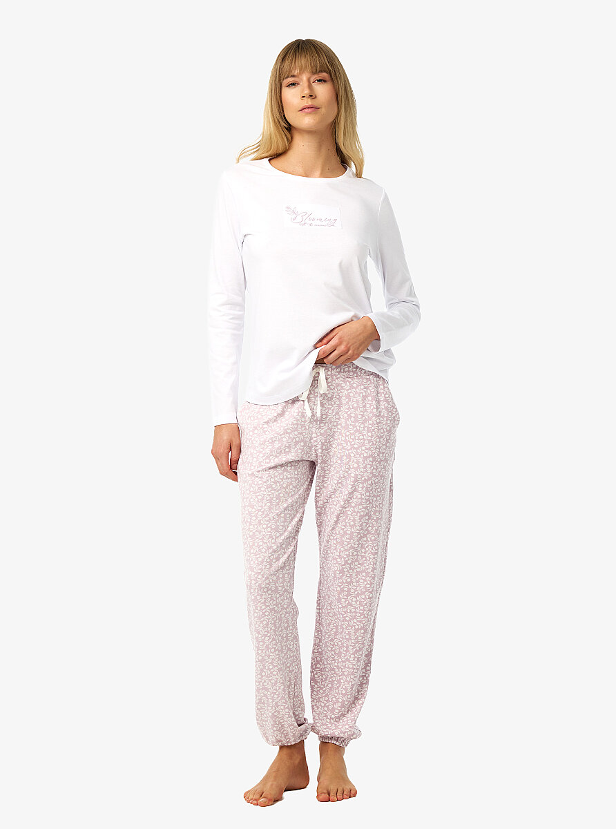 Kadın Pijama Takımı 52254 - Beyaz - 3
