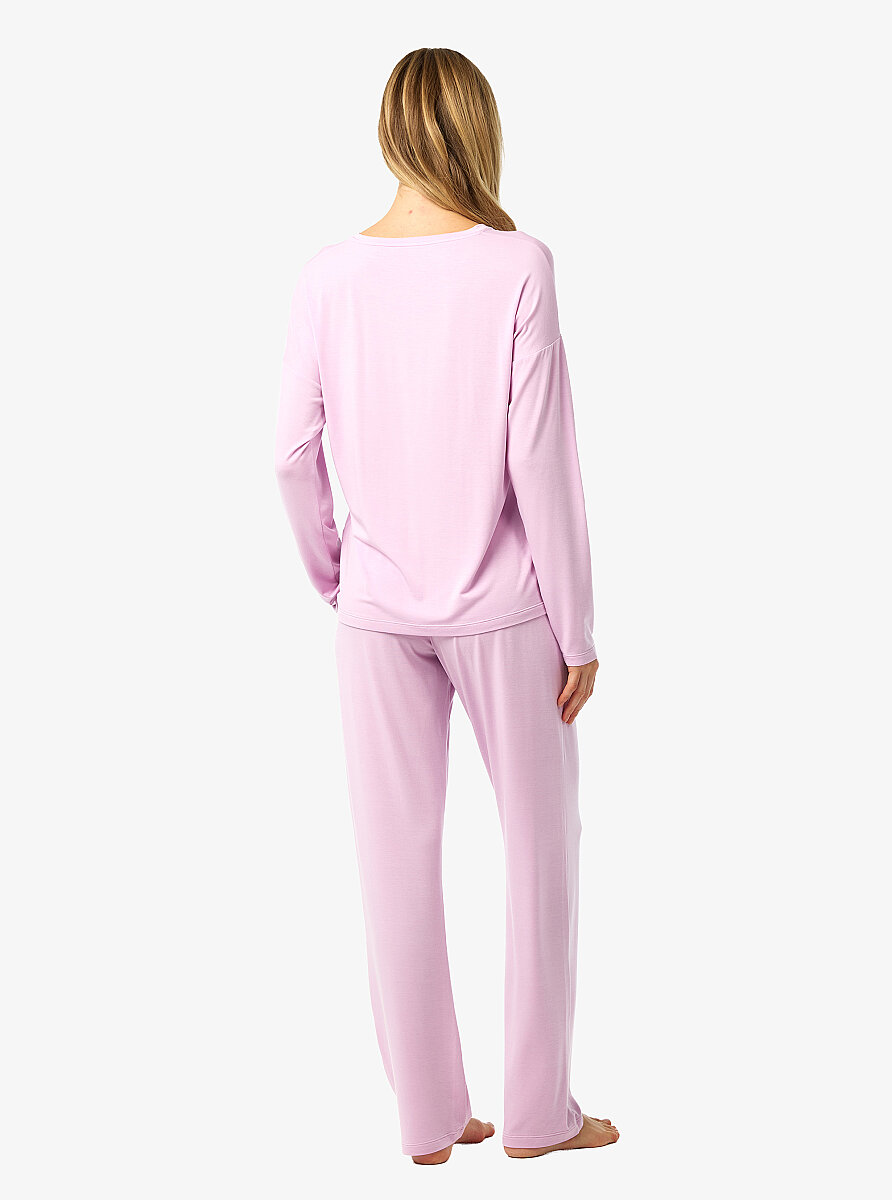 Kadın Pijama Takımı 52262 - Pembe - 4