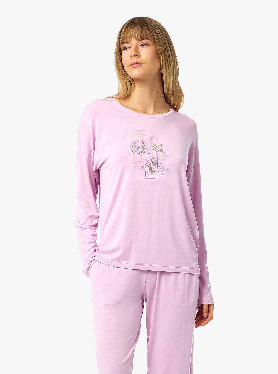 Kadın Pijama Takımı 52262 - Pembe - 6