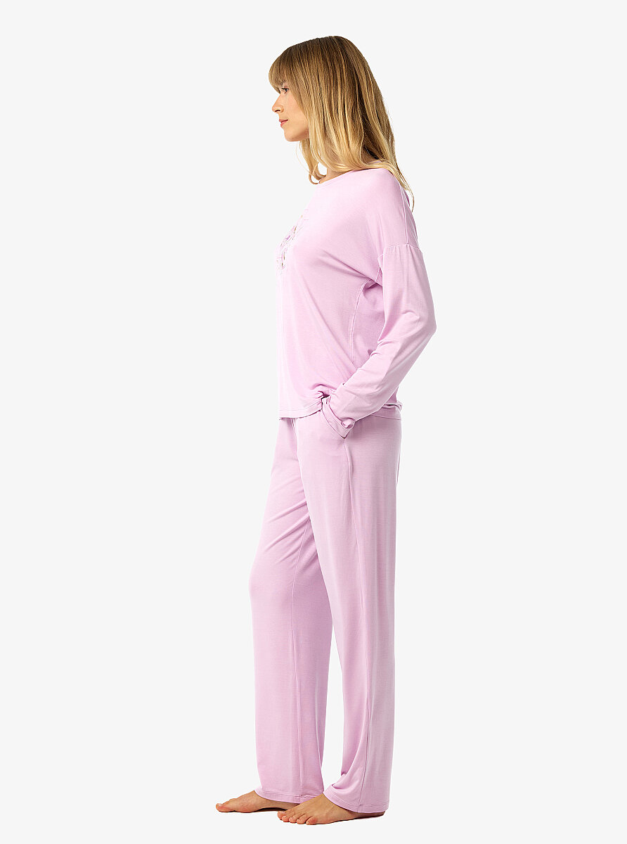 Kadın Pijama Takımı 52262 - Pembe - 3