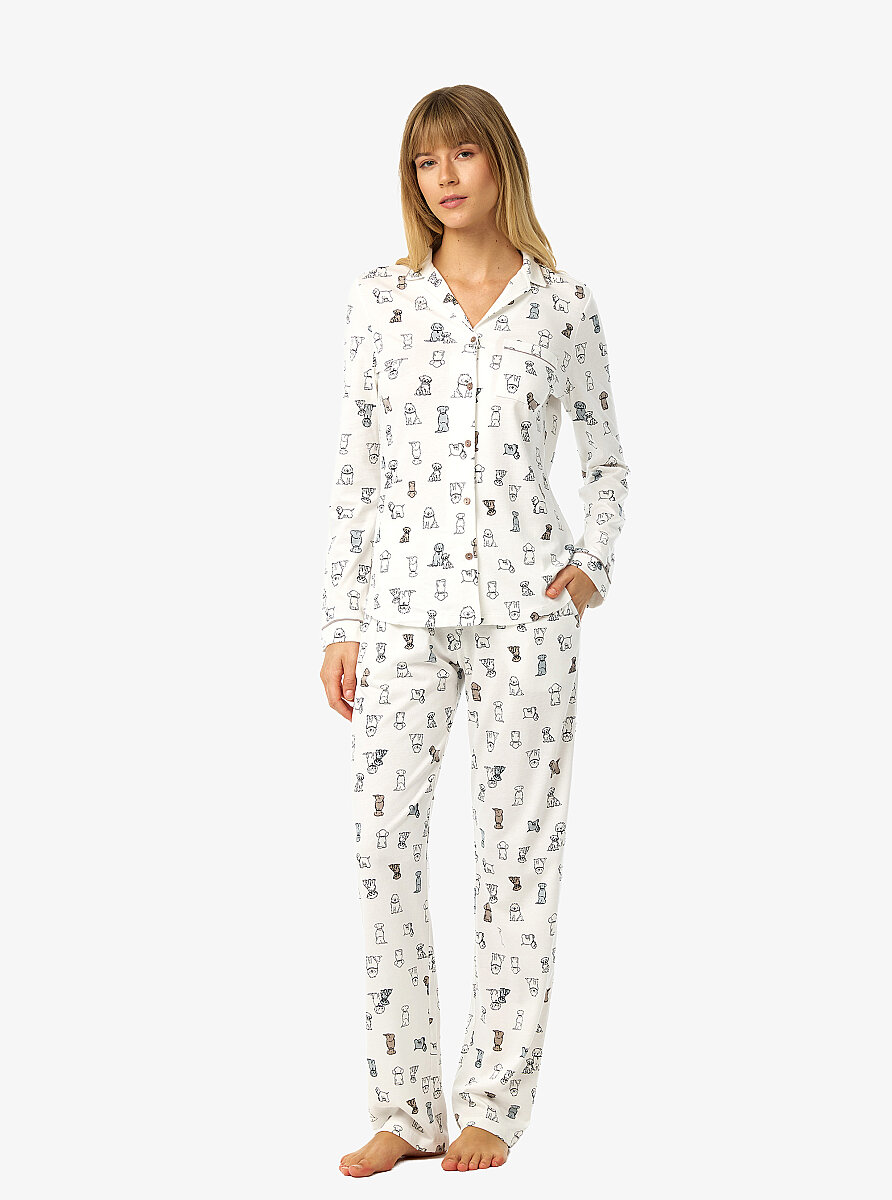 Kadın Pijama Takımı 52264 - Desenli - Blackspade