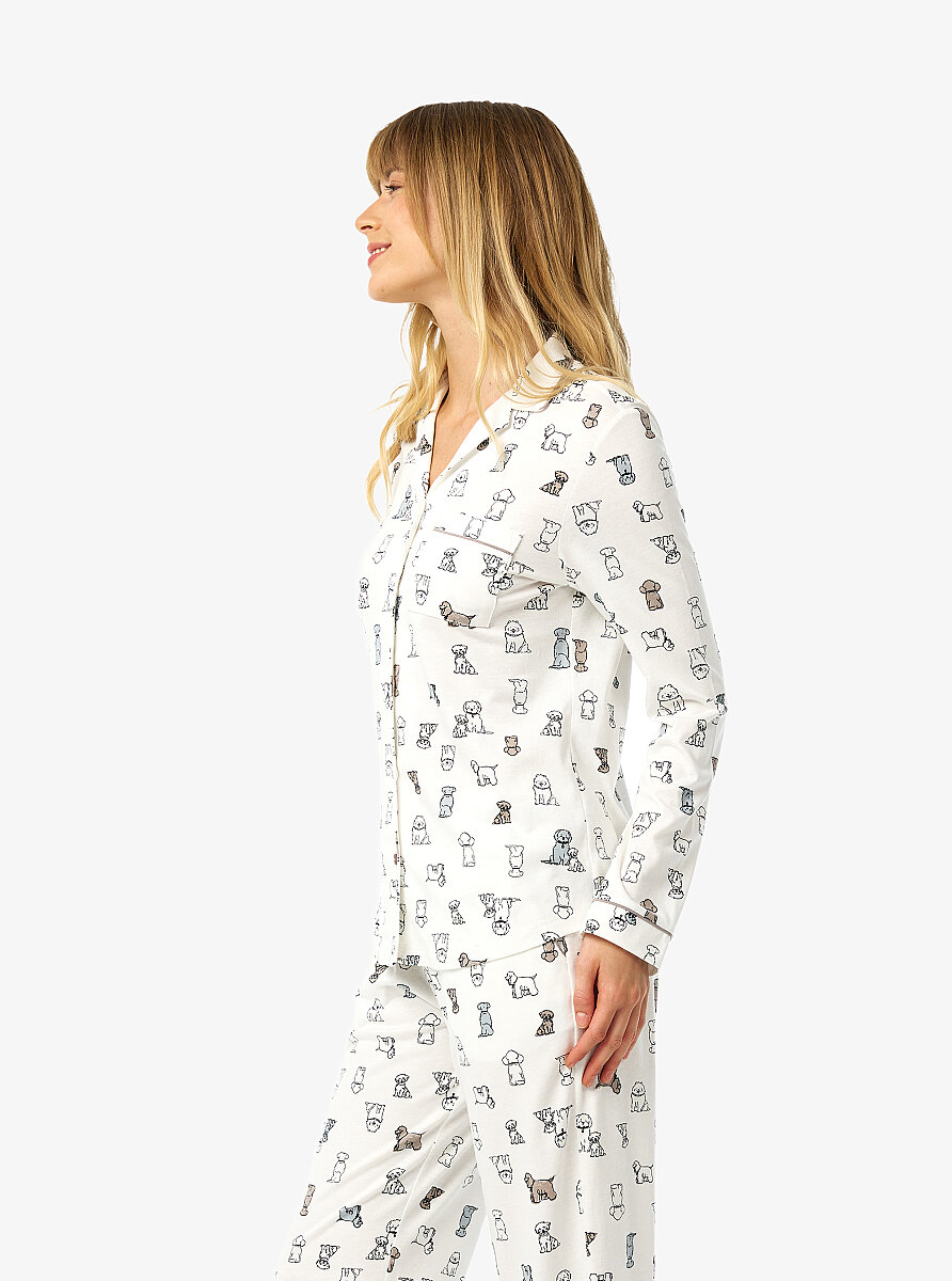 Kadın Pijama Takımı 52264 - Desenli - 5