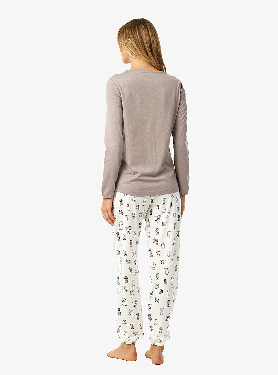 Kadın Pijama Takımı 52265 - Vizon - 6