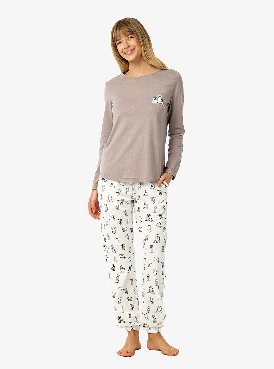 Kadın Pijama Takımı 52265 - Vizon - 7