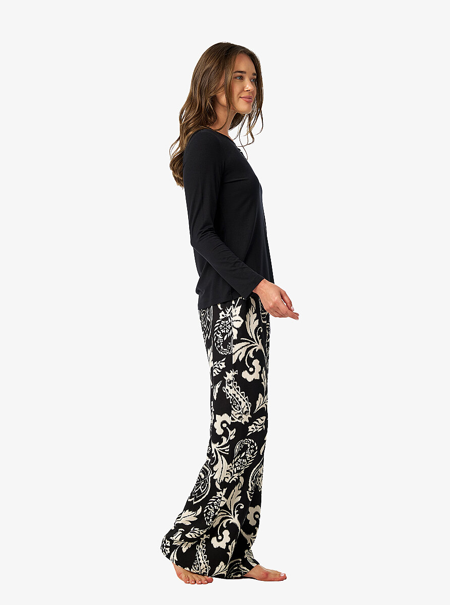 Kadın Pijama Takımı 52270 - Siyah - 3