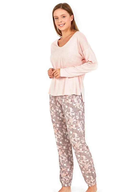 Kadın Pijama Takımı 60015 - Pembe - 1