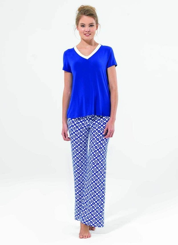 Kadın Pijama Takımı 6031 - Mavi - 1
