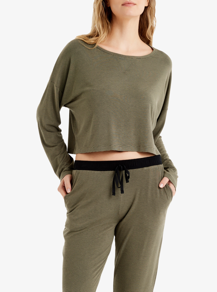 Kadın Pijama Takımı 60478 - Yeşil - 1