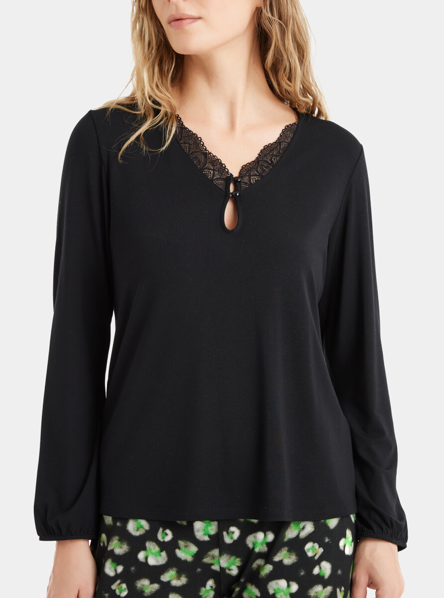 Kadın Pijama Takımı 60507 - Siyah - 2