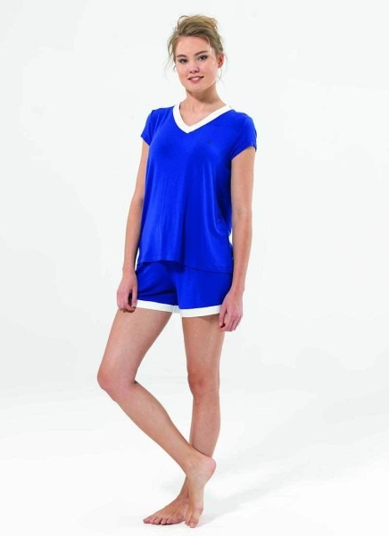Kadın Pijama Takımı 6069 - Mavi - 1