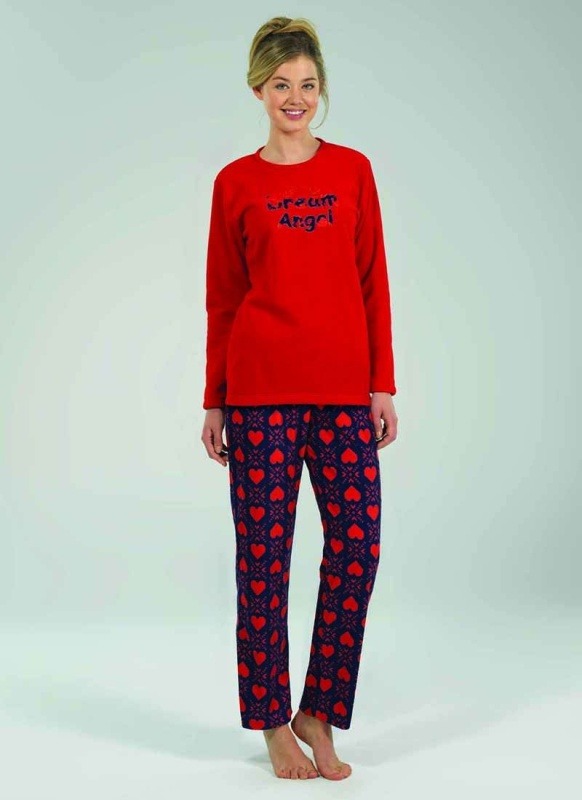 Kadın Pijama Takımı 6109 - Kırmızı - 1