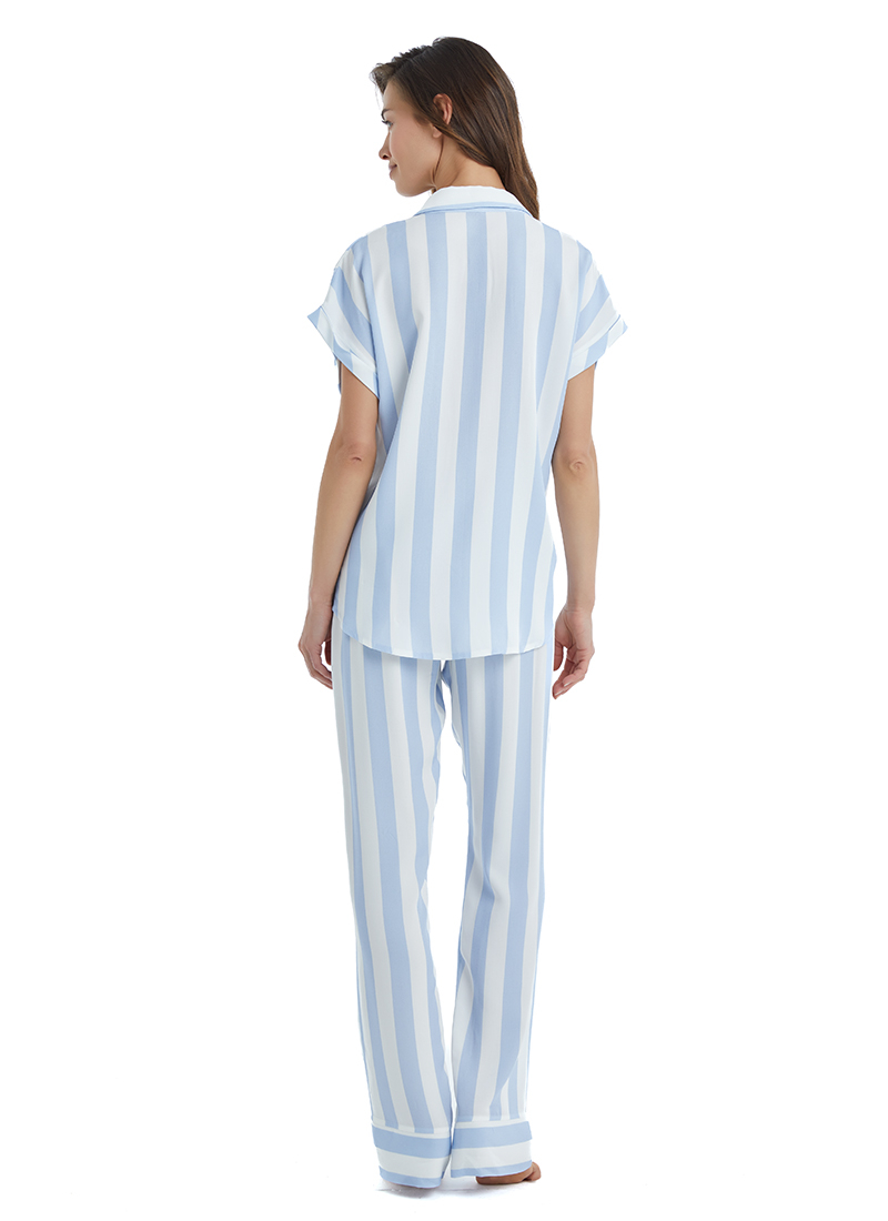Kadın Pijama Üstü 51352 - Mavi - Blackspade (1)