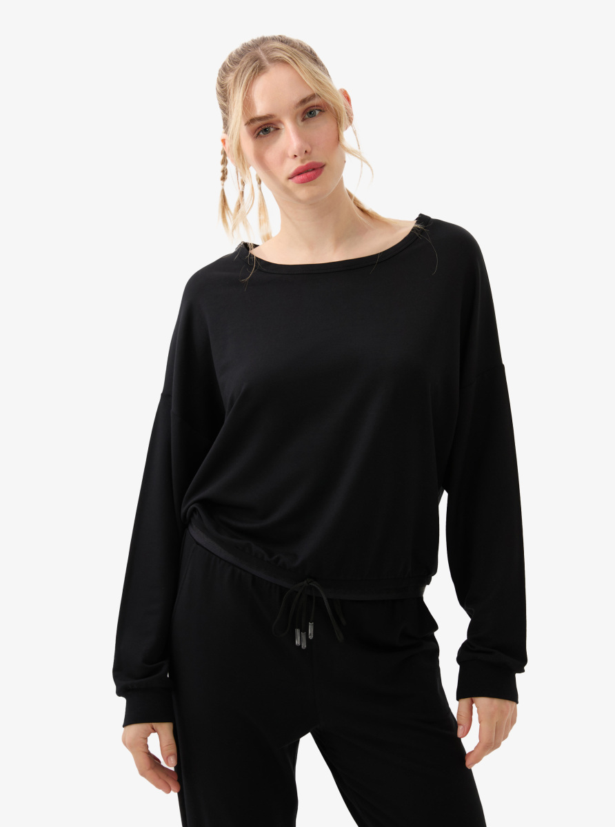 Kadın Pijama Üstü 51956 - Siyah - 1