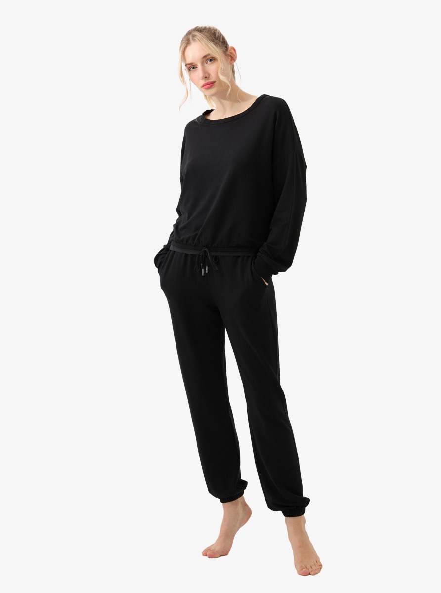 Kadın Pijama Üstü 51956 - Siyah - 4