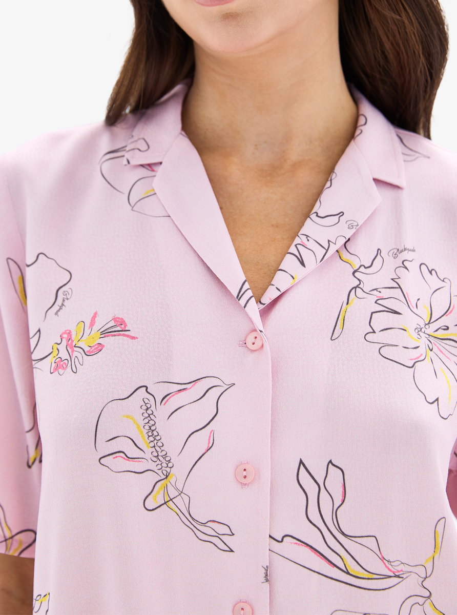 Kadın Pijama Üstü 52022 - Desenli