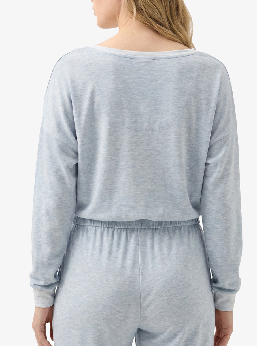 Kadın Pijama Üstü 60335 - Mavi