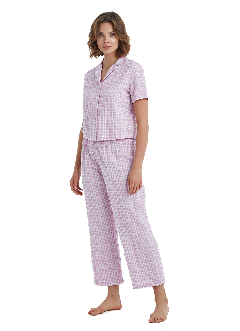 Kadın Pijama Üstü 60410 - Pembe - Blackspade