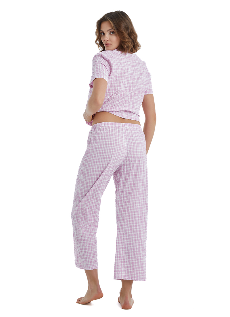 Kadın Pijama Üstü 60410 - Pembe - Blackspade (1)