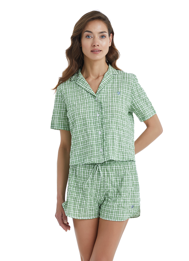 Kadın Pijama Üstü 60410 - Yeşil - 3
