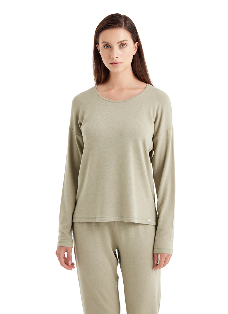 Kadın T-Shirt 60460 - Yeşil - Blackspade