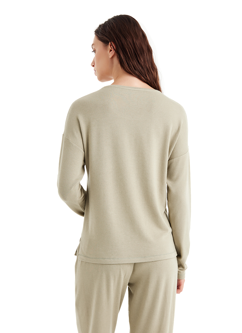 Kadın T-Shirt 60460 - Yeşil - Blackspade (1)