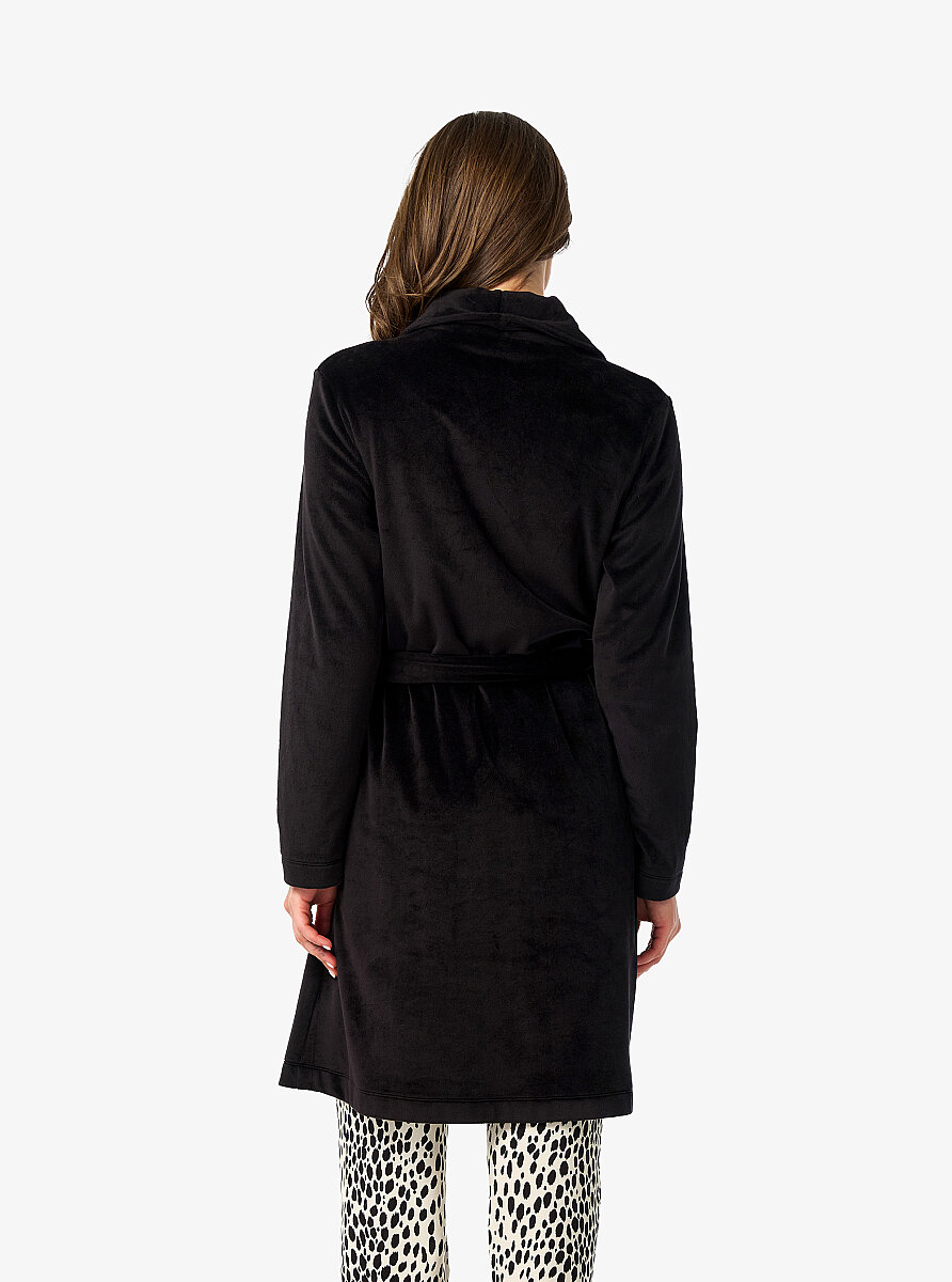 Kadın Polar Sabahlık 52222 - Siyah - Blackspade (1)
