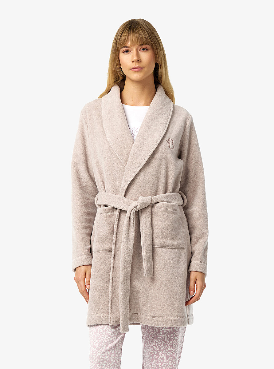 Kadın Polar Sabahlık 52251 - Krem - 3