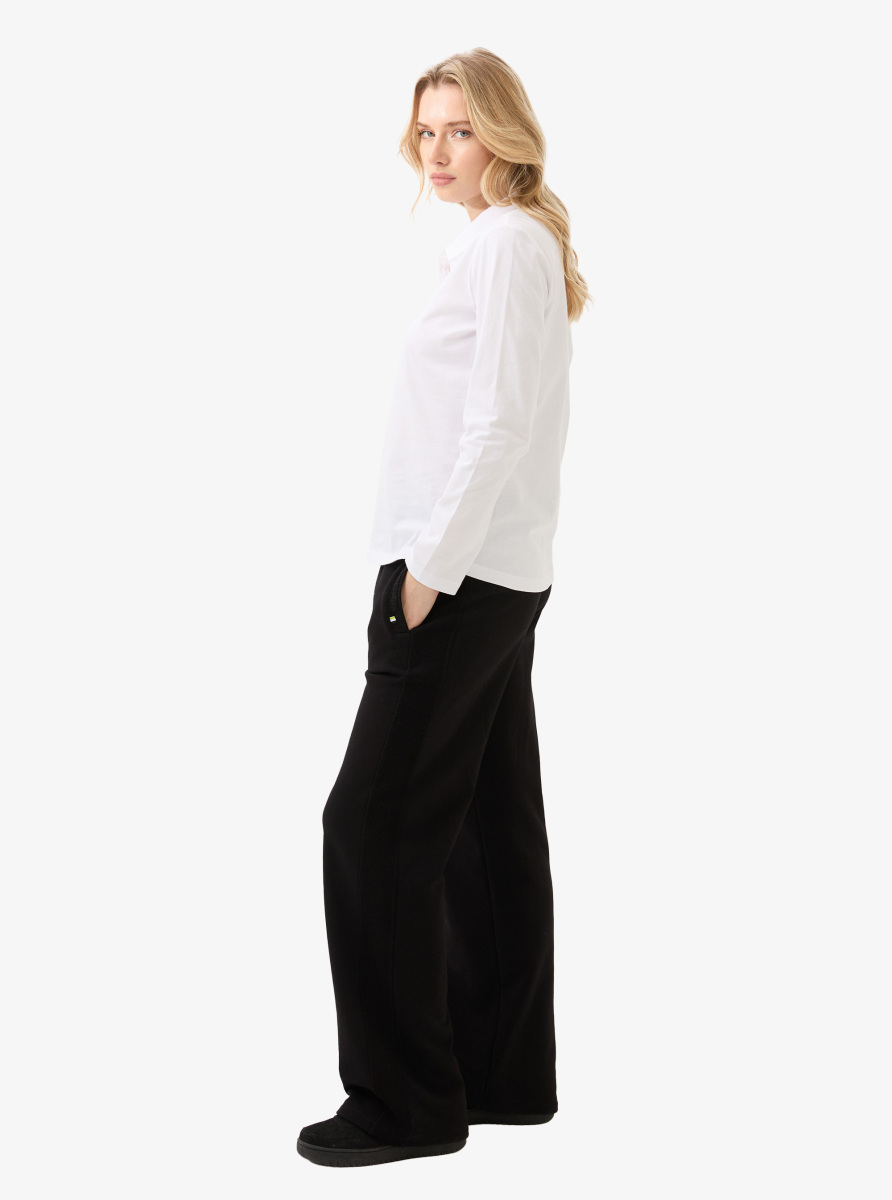 Kadın Polo Yaka T-Shirt 60582 - Beyaz - 5