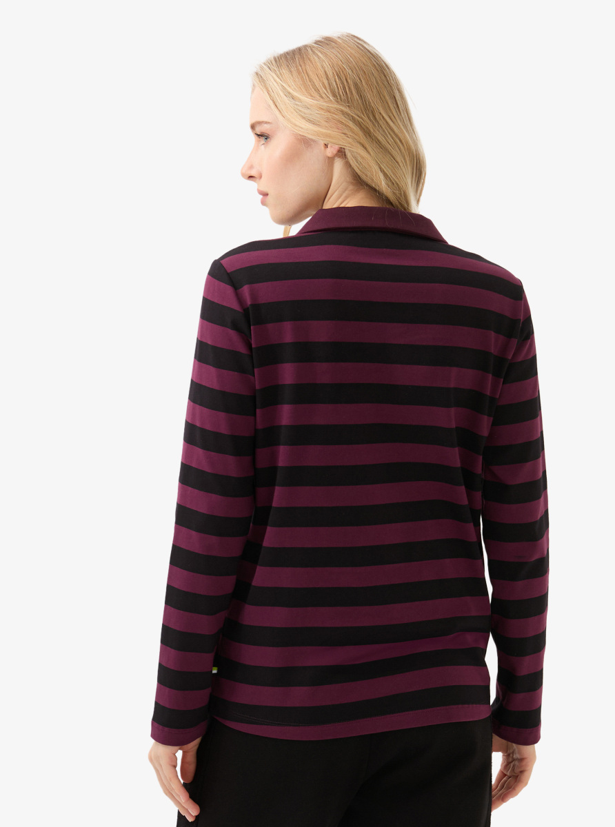 Kadın Polo Yaka T-Shirt 60583 - Siyah - Blackspade (1)