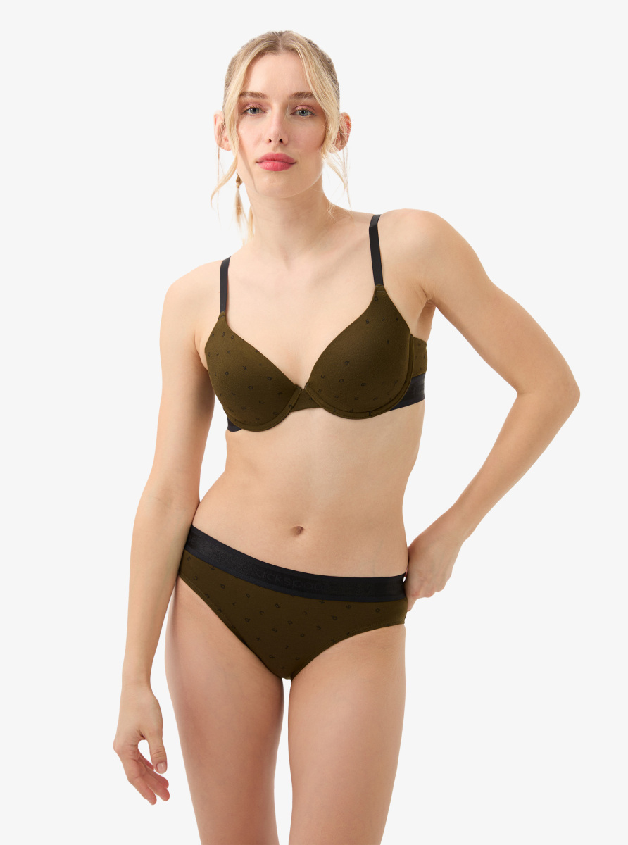 Kadın Push-up Sütyen 51954 - Haki - 3