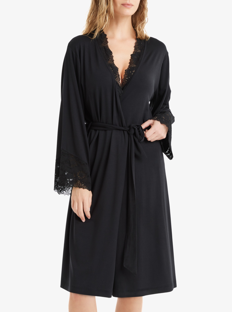 Kadın Sabahlık 51600 - Siyah - 1