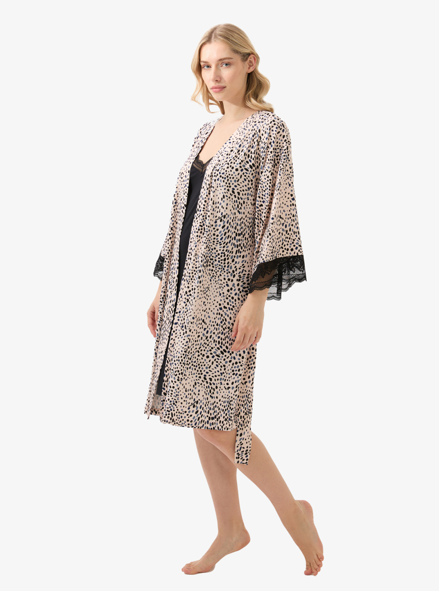 Kadın Sabahlık 51914 - Baskılı - 4