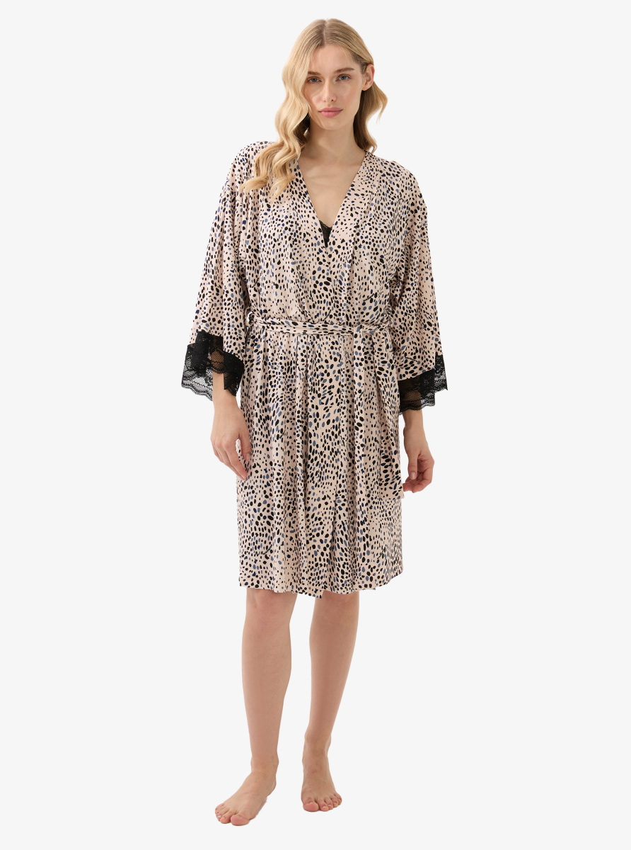 Kadın Sabahlık 51914 - Baskılı - 5